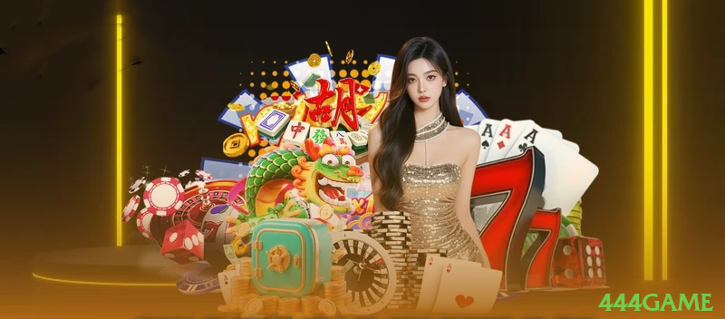 Imagem promocional dos jogos de lottery da 444game